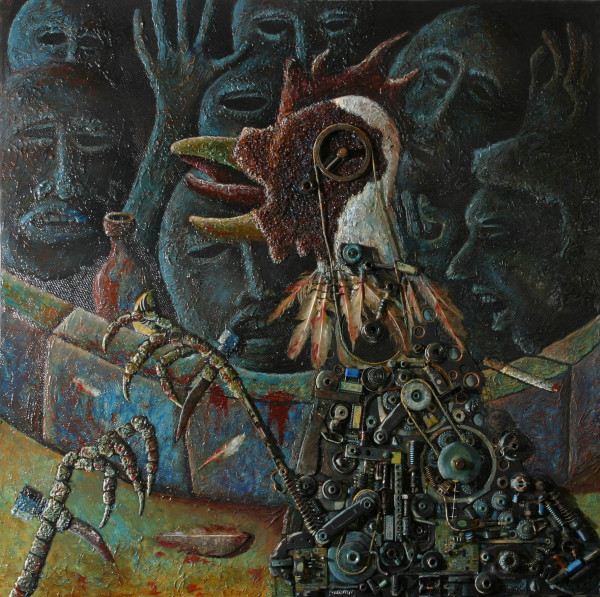 Pelea a muerte II, 80x80